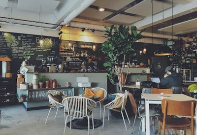 Cozy café interior