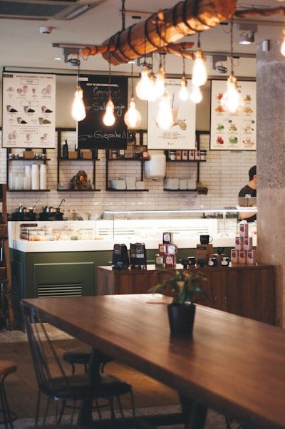 Café workspace